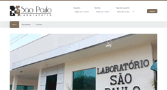Desktop Screenshot of labsp.com.br